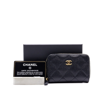 Chanel(샤넬) AP0216 캐비어 클래식 지퍼 카드 지갑aa17513