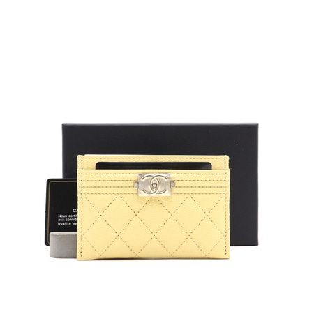 [새상품]Chanel(샤넬) A84431 보이샤넬 캐비어 카드홀더 지갑aa18092