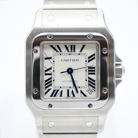 Cartier(까르띠에) W20098D6 산토스 갈베 XL 스틸 오토매틱 남성 시계aa08394