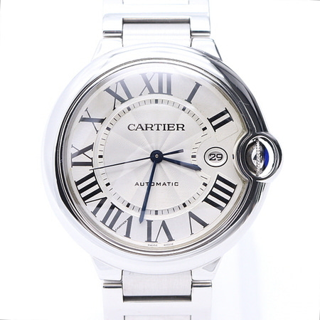 Cartier(까르띠에) W69016Z4 발롱블루 42mm 오토매틱 스틸 남성 시계aa23679