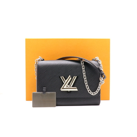 Louis Vuitton(루이비통) M50282 에피(에삐) 블랙 트위스트MM 은장체인 숄더백 크로스백aa28001