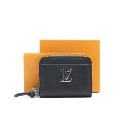 Louis Vuitton(루이비통) M80099 블랙 은장 락미 지피 코인퍼스 반지갑aa28350