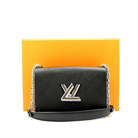 Louis Vuitton(루이비통) M50282 에피(에삐) 블랙 트위스트MM 은장체인 숄더백 크로스백aa30172