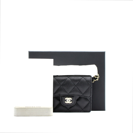 [새상품]Chanel(샤넬) AP1730 캐비어 클래식 플랩 아코디언 카드홀더 체인숄더백 겸 크로스백aa15841