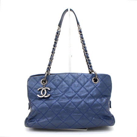Chanel(샤넬) A67413 블루 캐비어 체인 샤핑백 쇼퍼백 겸 여성 숄더백aa32113
