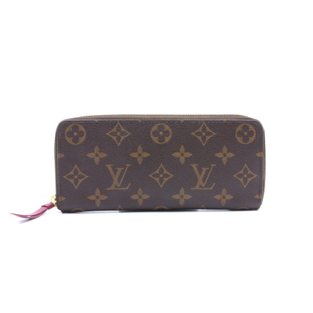 Louis Vuitton(루이비통) M62647 모노그램 캔버스 푸시아 클레망스 지피 월릿 여성 장지갑aa26616