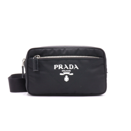 Prada(프라다) 2VL977 블랙 리나일론 남여공용 벨트백 크로스백aa27805