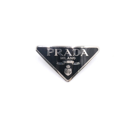 Prada(프라다) 1IF050 메탈 삼각로고 여성 헤어클립 머리핀aa33206
