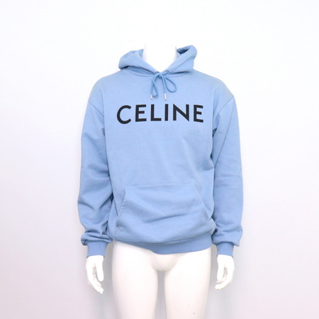 Celine(셀린느) 2Y321670Q3 스카이블루 로고 스웨터 남여공용 후드 티셔츠aa33617