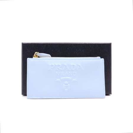 Prada(프라다) 1MC079 엠보싱 레터링 로고 카드동전 지퍼지갑aa30964
