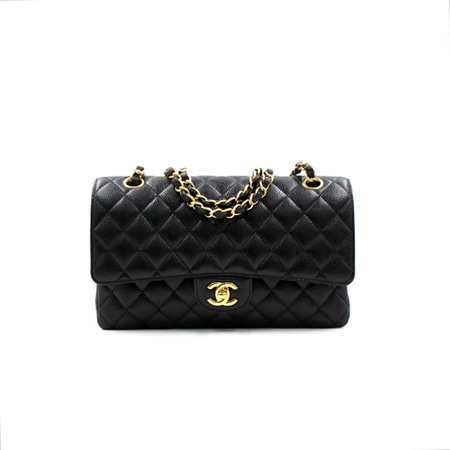 Chanel(샤넬) A01112 캐비어 클래식 미듐 금장체인 숄더백aa25319