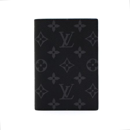 [미사용]Louis Vuitton(루이비통) M64501 모노그램 이클립스 패스포트 커버 여권지갑aa37729