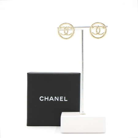 [새상품]Chanel(샤넬) 라운드 CC 이어링(귀걸이)aa08091