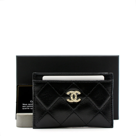 [새상품]Chanel(샤넬) AP1626 고트스킨 클래식 카드 홀더 지갑aa12550