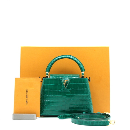 [신상]Louis Vuitton(루이비통) N92831 20시즌 한정판 크로커다일 카퓌신(카푸신) 미니 토트백 겸 숄더백aa10086