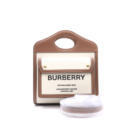 [미사용]Burberry(버버리) 8039361 미니 포켓 토트백 겸 크로스백aa20606
