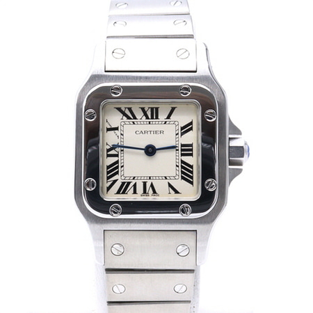 Cartier(까르띠에) W20056D6 산토스 갈베 스몰 스틸 쿼츠 여성 시계aa36165