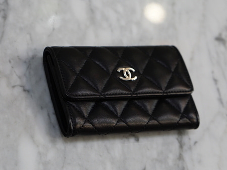Chanel(샤넬) A50169 CC 램스킨 카드명함 케이스 지갑
