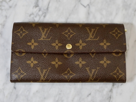 Louis Vuitton(루이비통) M61734 모노그램 캔버스 사라 월릿 스냅 장지갑