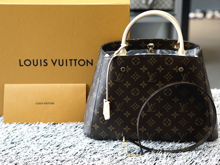 Louis Vuitton(루이비통) M41056 모노그램 캔버스 몽테뉴 MM 토트백 겸 숄더백 2WAY