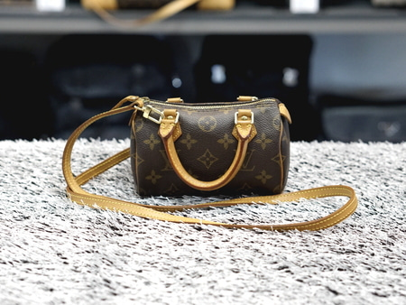 Louis Vuitton(루이비통) M41534 모노그램 캔버스 미니삭 나도 스피디 토트백 + 숄더스트랩