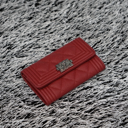 Chanel(샤넬) A80603 18시즌 보이샤넬 캐비어 카드명함 케이스 지갑