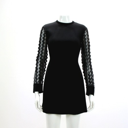 Louis Vuitton(루이비통) 실크 블랙 드레스 원피스aa05482