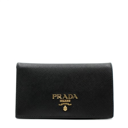 Prada(프라다) 1MV020 사피아노 골드로고 스냅 슬림 반지갑aa07890