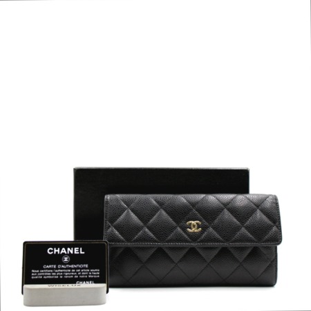 Chanel(샤넬) A50096 TIMELESS(타임리스) CC 캐비어 플랩 장지갑aa07961