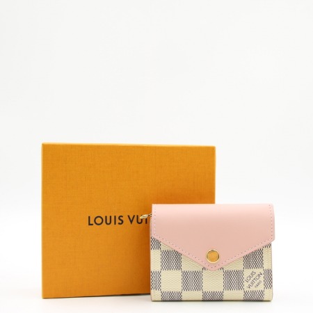[미사용]Louis Vuitton(루이비통) N60292 아주르 조에월릿 여성 스몰 반지갑aa07923