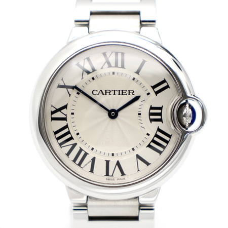 Cartier(까르띠에) W69011Z4 발롱블루 36mm 스틸 쿼츠 남여공용 시계aa08027
