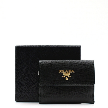 Prada(프라다) 1MH350 사피아노 스냅 여성 카드명함 반지갑aa08081
