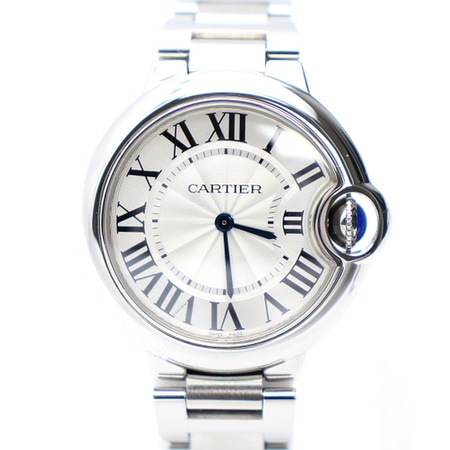 Cartier(까르띠에) W6920084 발롱블루 33mm 쿼츠 스틸 여성 시계aa10579