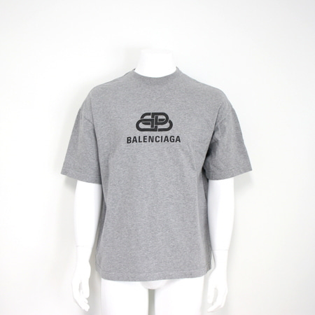Balenciaga(발렌시아가) 571205 BB로고 프린트 오버 남여공용 반팔 티셔츠aa12980