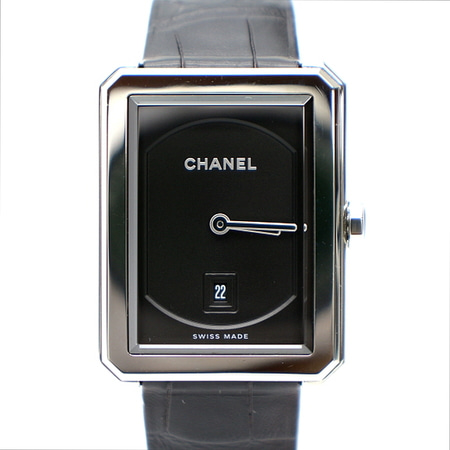 Chanel(샤넬) H4884 BOY FRIEND 보이프렌드 미디엄 은장 쿼츠 여성 시계aa12612