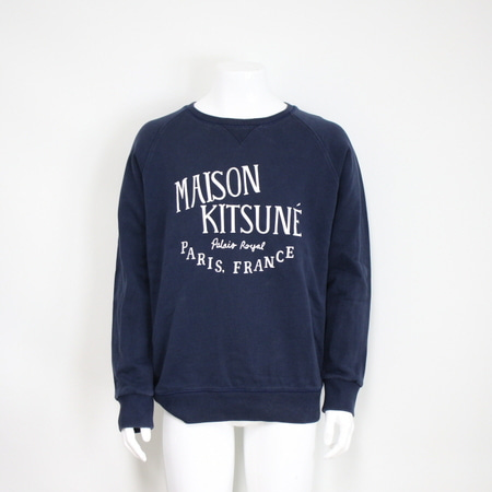Maison Kitsune(메종 키츠네) AM00300KM0001 네이비 남성 맨투맨aa13768