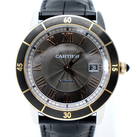 Cartier(까르띠에) W2RN0005 18K핑크골드 콤비 롱드 크루아지에르 오토매틱 남성 시계aa11739