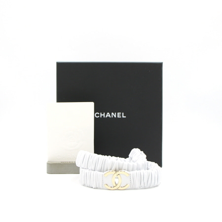 [미사용]Chanel(샤넬) AA7925B06980 21시즌 램스킨 여성 벨트aa15376