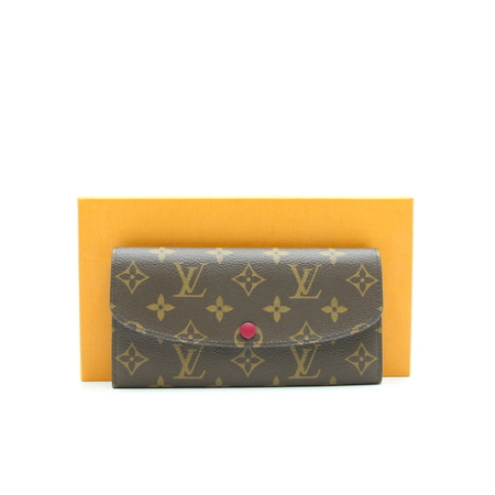 [미사용]Louis Vuitton(루이비통) M60697 모노그램 캔버스 에밀리 월릿 여성 장지갑aa16263
