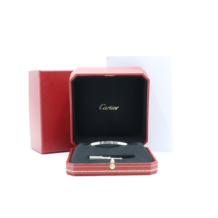 [22년]Cartier(까르띠에) B6047416 18K 화이트 골드 LOVE(러브) SM사이즈 팔찌-16호aa18948