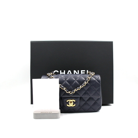 Chanel(샤넬) A69900 캐비어 뉴미니 클래식 플랩 체인 숄더백 겸 크로스백aa19051