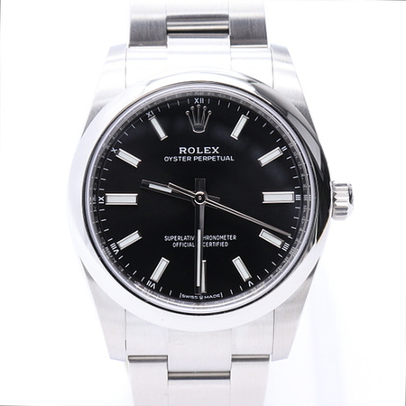 [새상품]Rolex(롤렉스) 124200 오이스터 퍼페츄얼 34mm 스틸 남여공용 시계aa20048