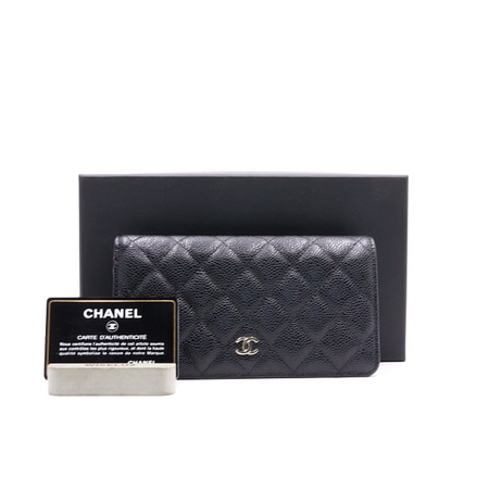 Chanel(샤넬) A31509 CC 캐비어 클래식 롱 플랩 여성 장지갑aa20519