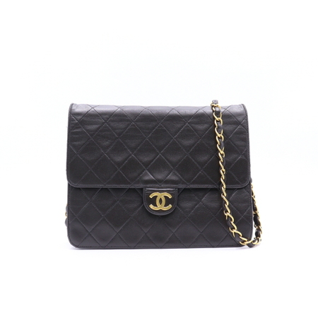 Chanel(샤넬) 블랙 퀄트 스몰 클래식(빈티지) 싱글 플랩 크로스백aa20957