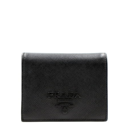 Prada(프라다) 1MV204 사피아노 블랙 여성 반지갑aa07993