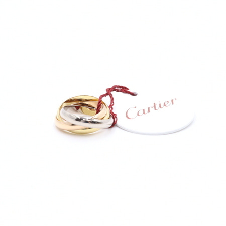 [새상품]Cartier(까르띠에) B40527 18K삼색골드 트리니티링 반지-14호aa23040
