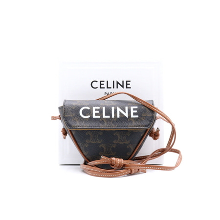 Celine(셀린느) 192DM5.04LI 트리오페 캔버스 미니 트라이앵글 크로스백 숄더백aa25127