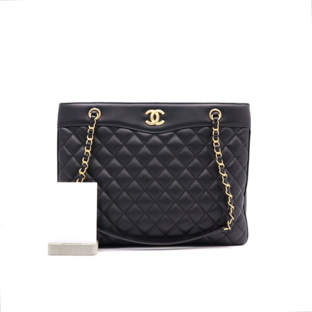 Chanel(샤넬) A57030 블랙 코코 빈티지 타임리스 쇼핑 라지 금장체인 숄더백aa25159