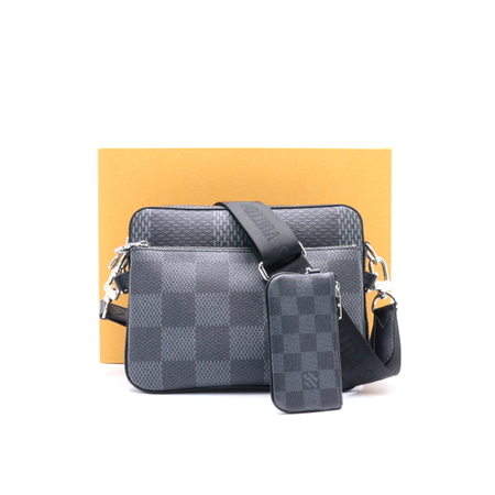[미사용]Louis Vuitton(루이비통) N50017 다미에 그라파이트 3D 트리오 메신저 남성 크로스백aa24877
