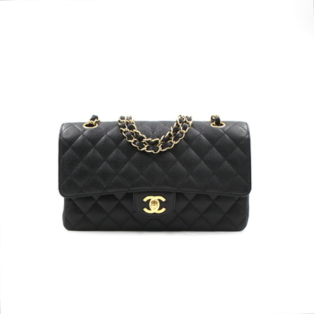 Chanel(샤넬) A01112 캐비어 클래식 미듐 금장체인 숄더백aa25944